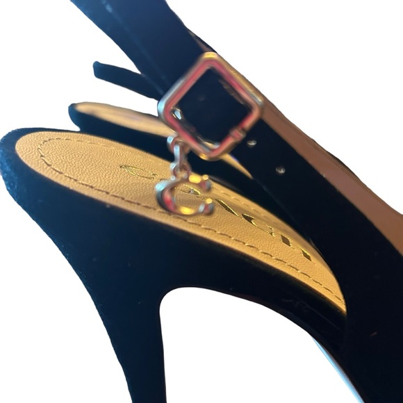 Coach Sutton Suede Slingback Pointed Toe Pumps Classic Timeless Minimalist NEW 8 - Picture 5 of 10